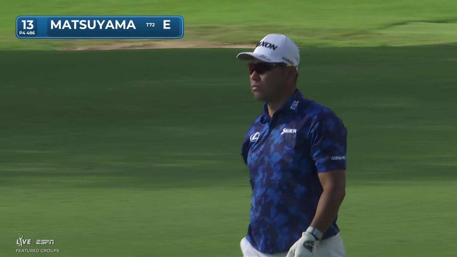 Hideki Matsuyama | Round 1 | 13th hole | Shot 2 | 2026 Sony Open