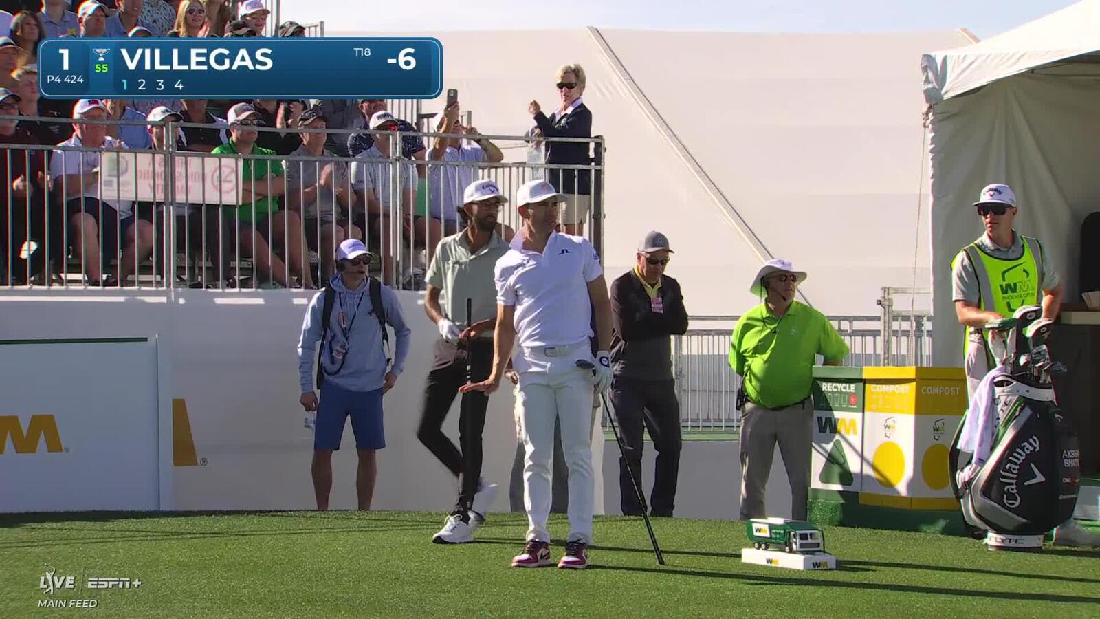 Camilo Villegas | Round 3 | 1st hole | Shot 1 | 2025 WM Phoenix Open