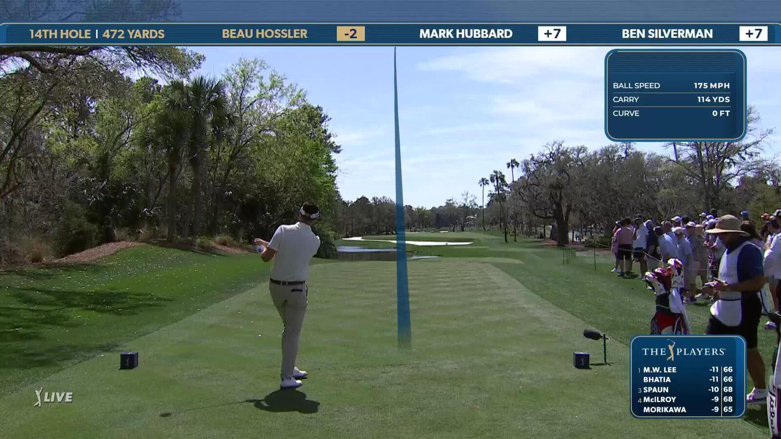 Beau Hossler | Round 2 | 14th hole | Shot 1 | 2025 THE PLAYERS