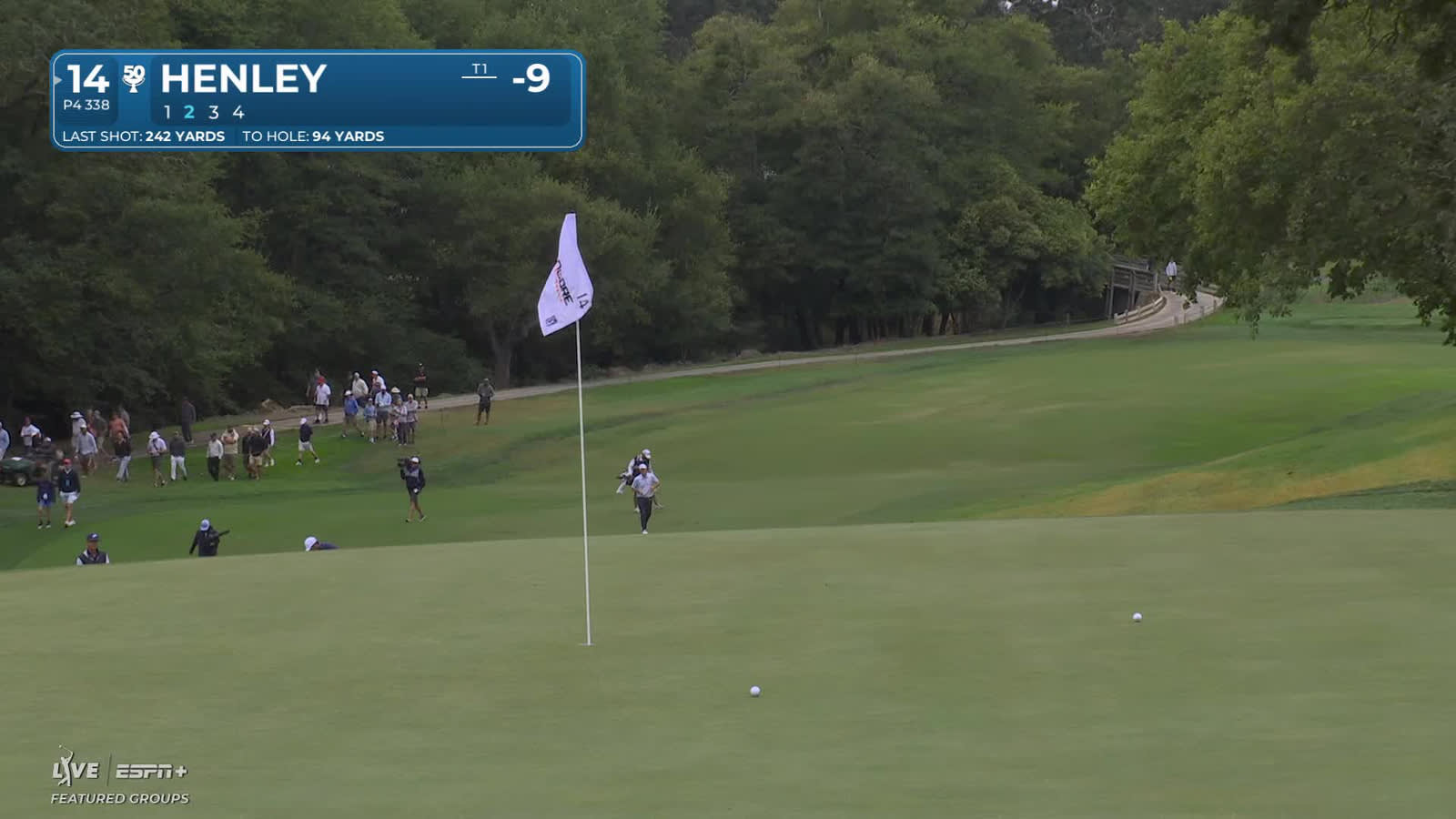 Russell Henley | Round 2 | 14th hole | Shot 2 | 2025 Procore