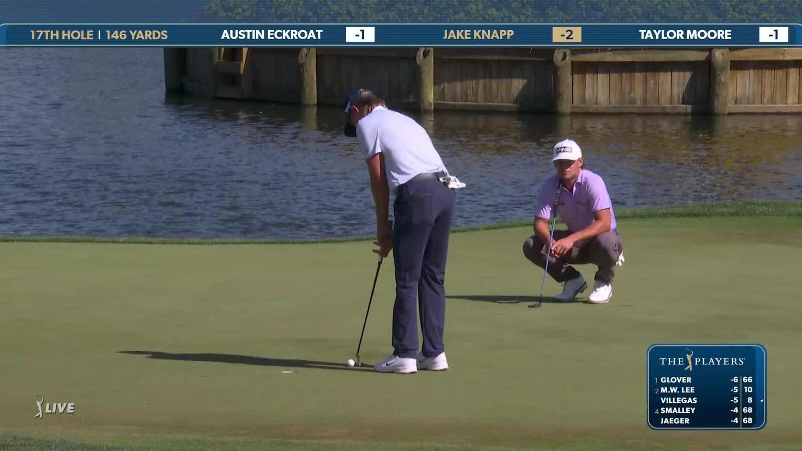 Jake Knapp | Round 1 | 17th hole | Shot 3 | 2025 THE PLAYERS