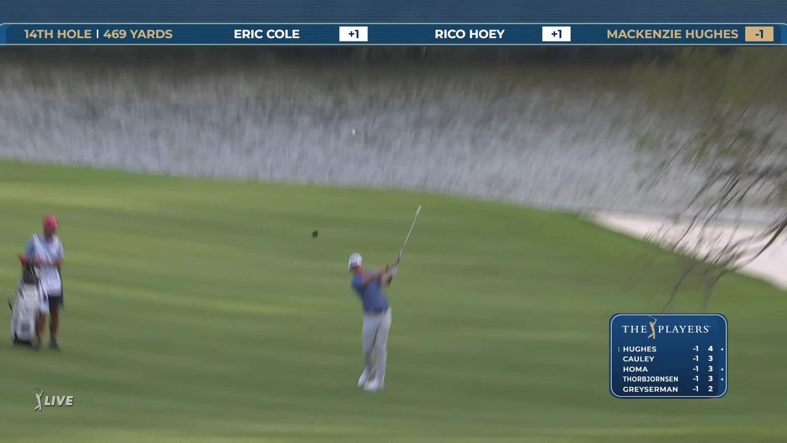 Mackenzie Hughes | Round 1 | 14th hole | Shot 3 | 2026 THE PLAYERS