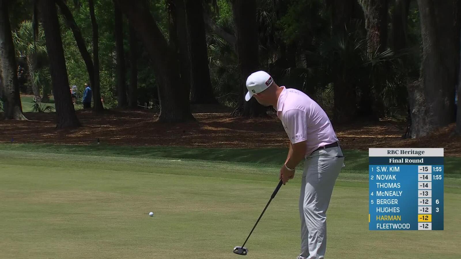 Brian Harman | Round 4 | 1st hole | Shot 4 | 2025 RBC Heritage