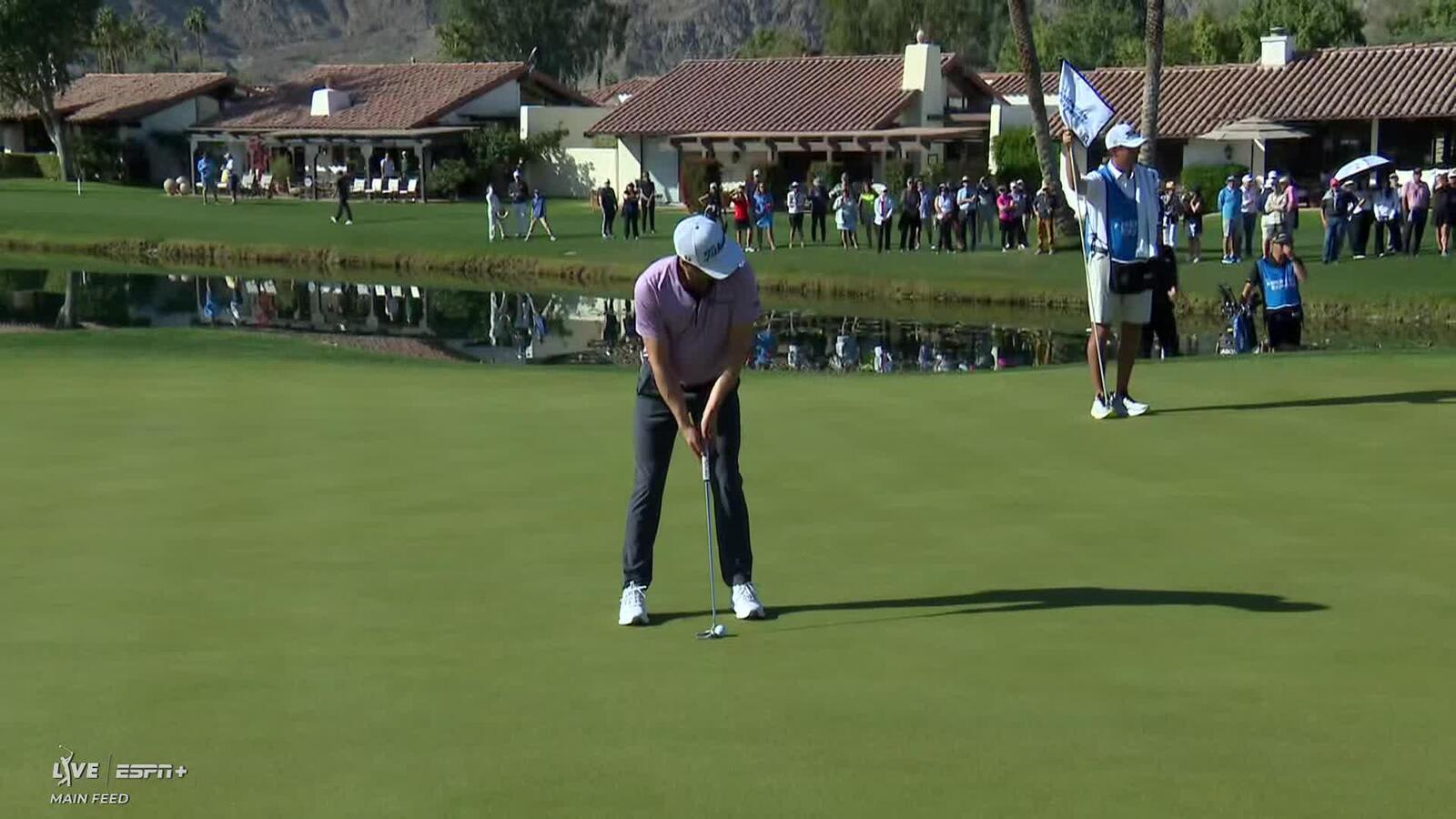 Justin Thomas | Round 1 | 3rd hole | Shot 3 | 2025 The American Express