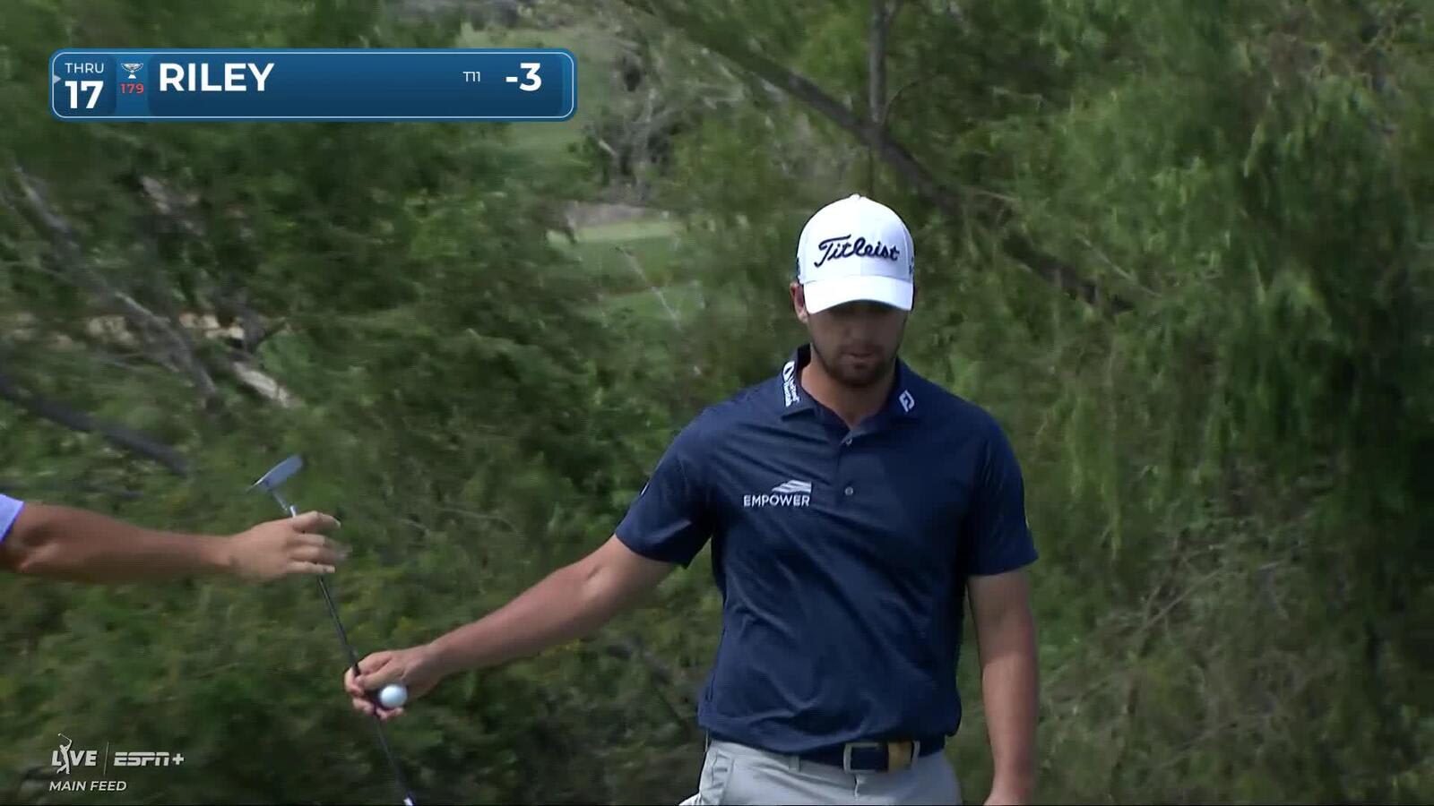 Davis Riley | Round 1 | 8th hole | Shot 5 | 2025 Mexico Open