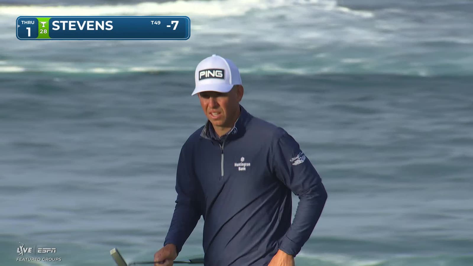 Sam Stevens | Round 4 | 10th hole | Shot 4 | 2026 AT&T Pebble Beach