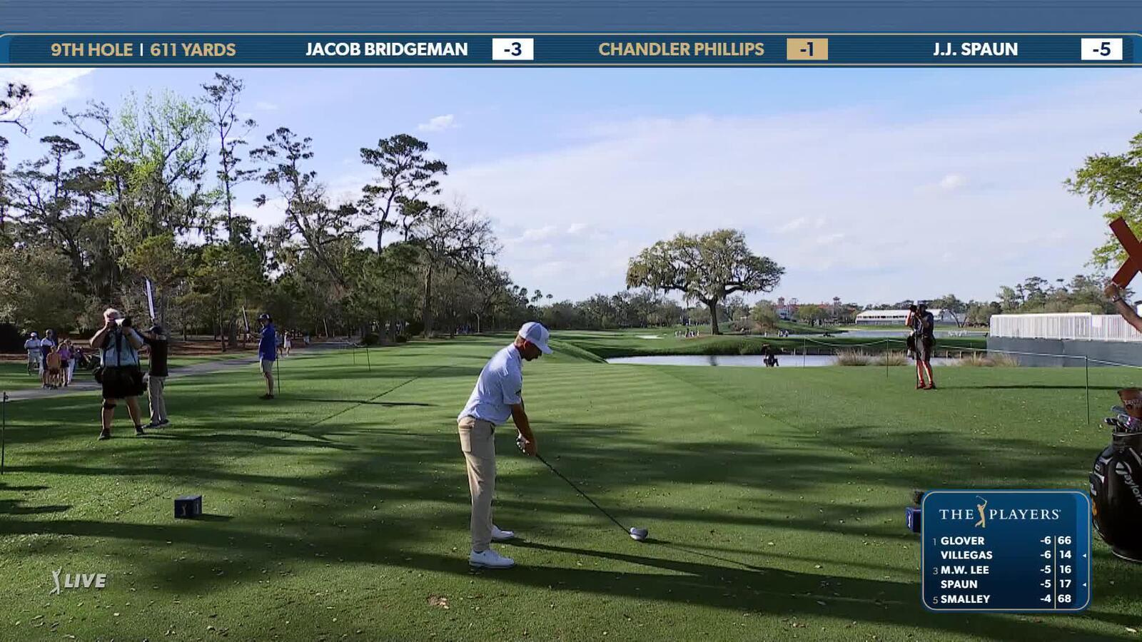 Chandler Phillips | Round 1 | 9th hole | Shot 1 | 2025 THE PLAYERS