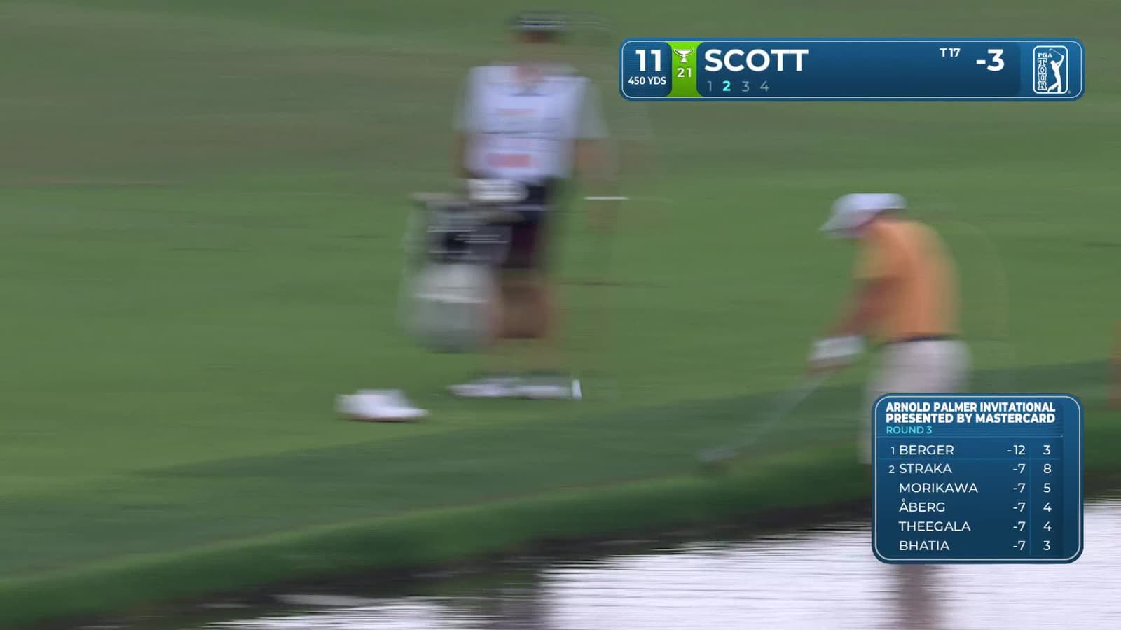 Adam Scott | Round 3 | 11th hole | Shot 2 | 2026 Arnold Palmer