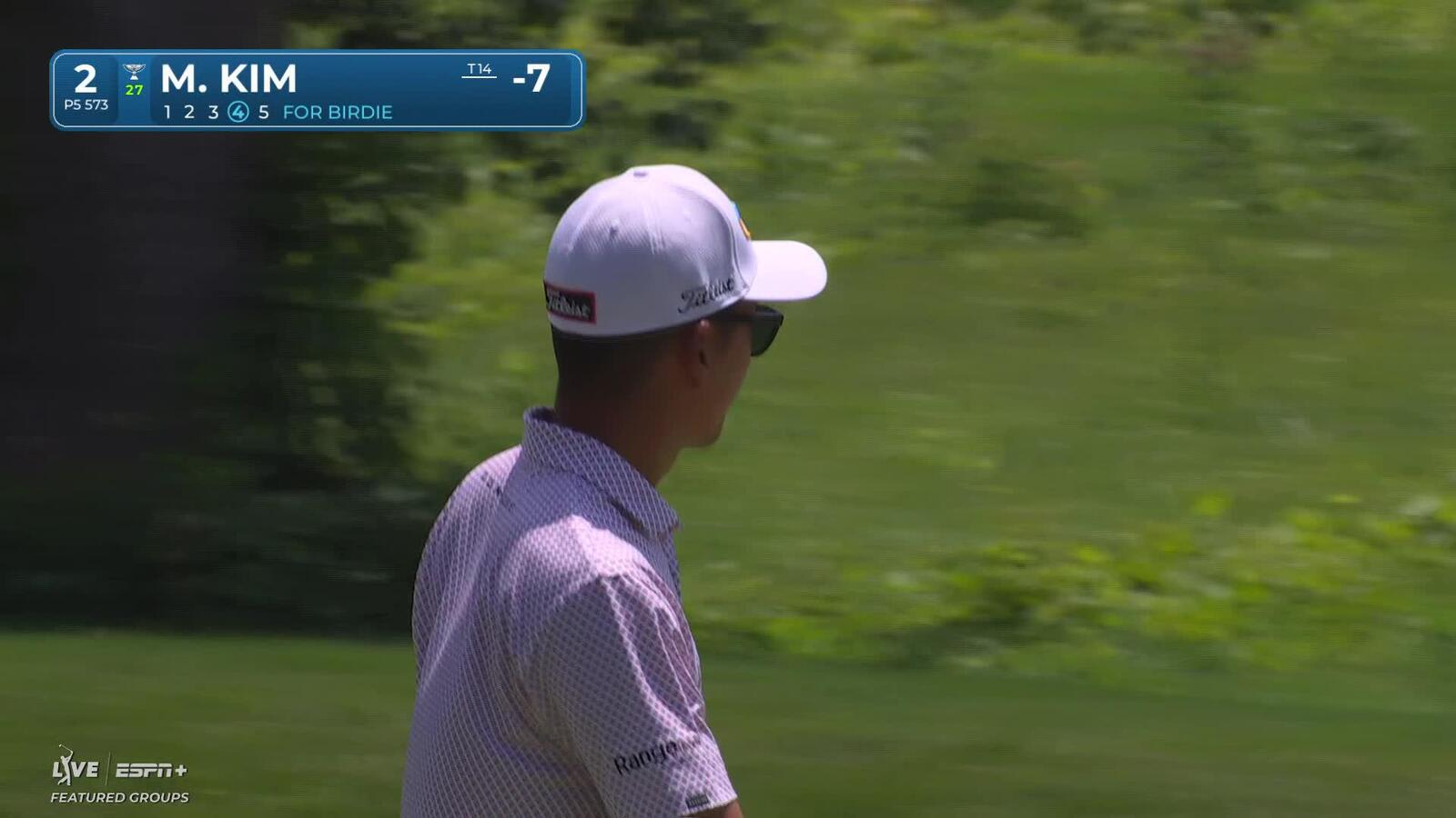 Michael Kim | Round 2 | 2nd hole | Shot 4 | 2025 John Deere