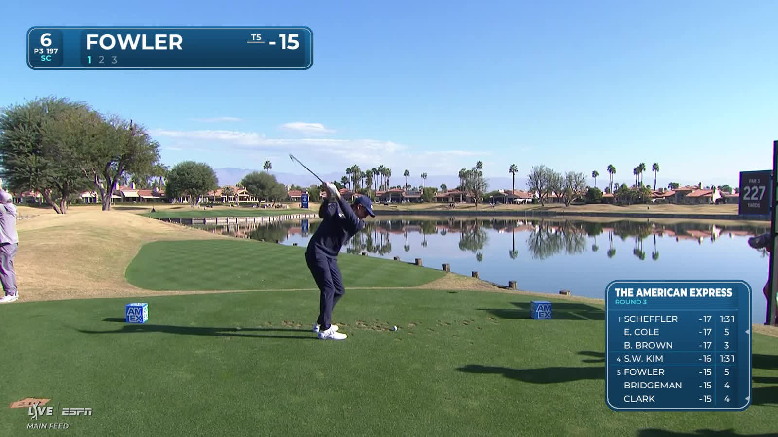 Rickie Fowler | Round 3 | 6th hole | Shot 1 | 2026 The American Express