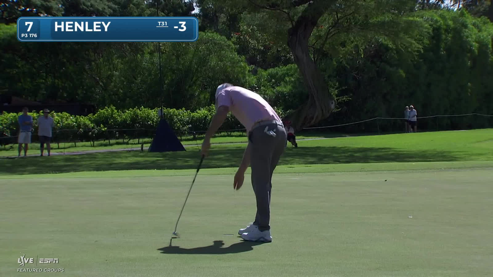 Russell Henley | Round 2 | 7th hole | Shot 4 | 2026 Sony Open