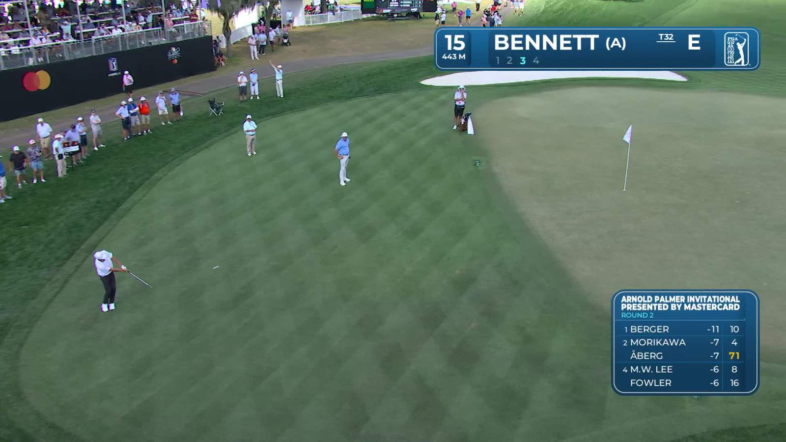 Daniel Bennett | Round 2 | 15th hole | Shot 3 | 2026 Arnold Palmer