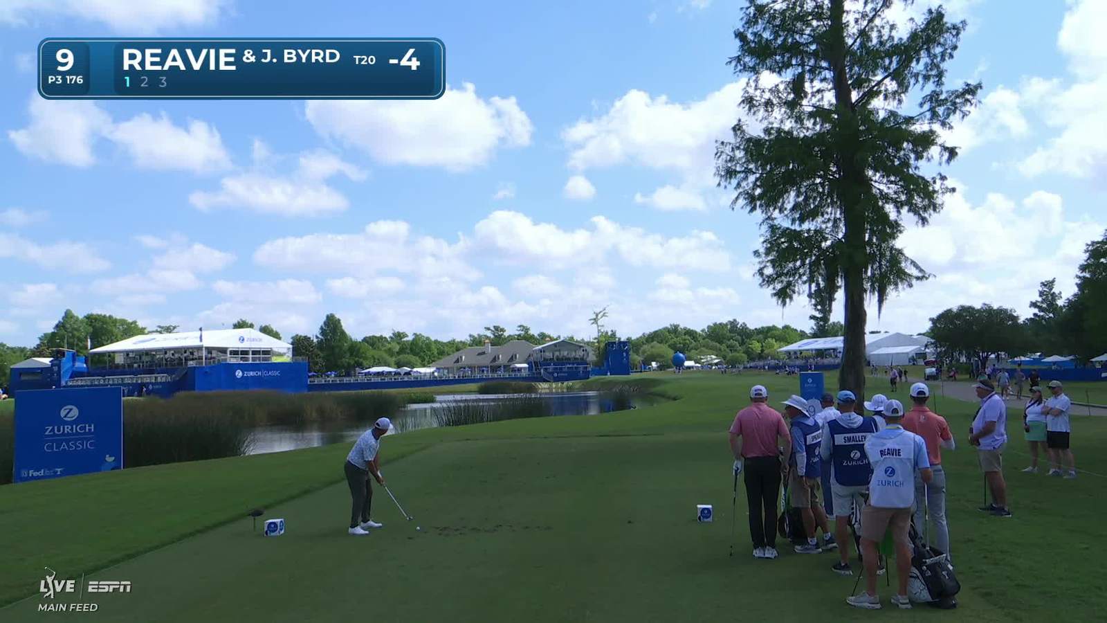 Chez Reavie | Round 1 | 9th hole | Shot 1 | 2026 Zurich Classic