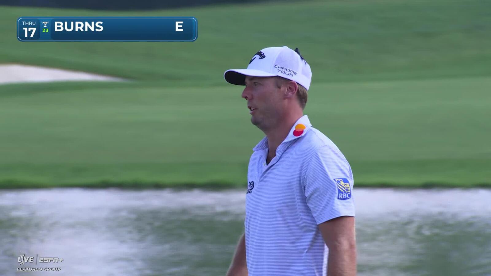 Sam Burns | Round 1 | 17th hole | Shot 3 | 2025 3M Open