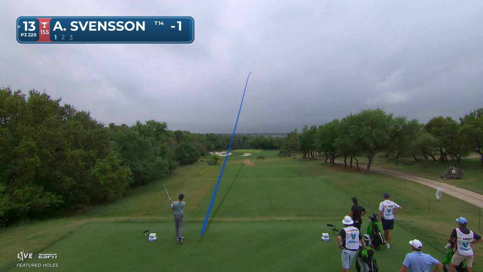 Adam Svensson | Round 1 | 13th hole | Shot 1 | 2026 Valero