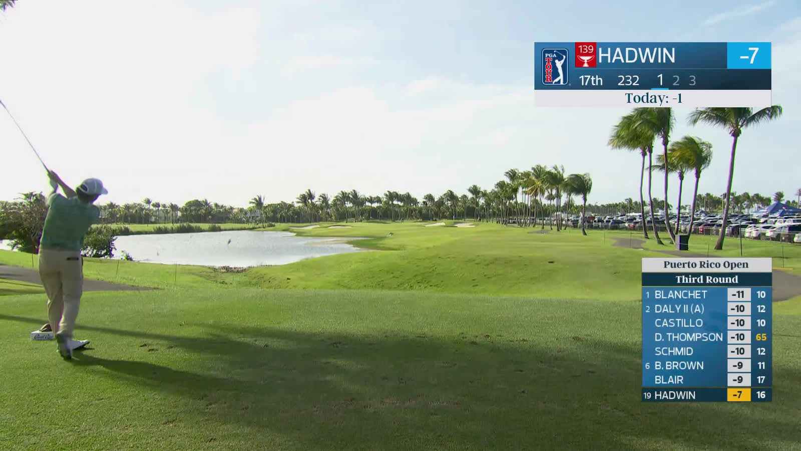 Adam Hadwin | Round 3 | 17th hole | Shot 1 | 2026 Puerto Rico