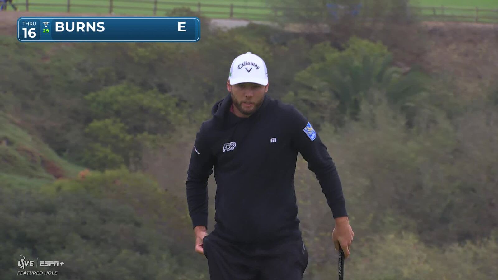 Sam Burns | Round 1 | 16th hole | Shot 3 | 2025 Genesis