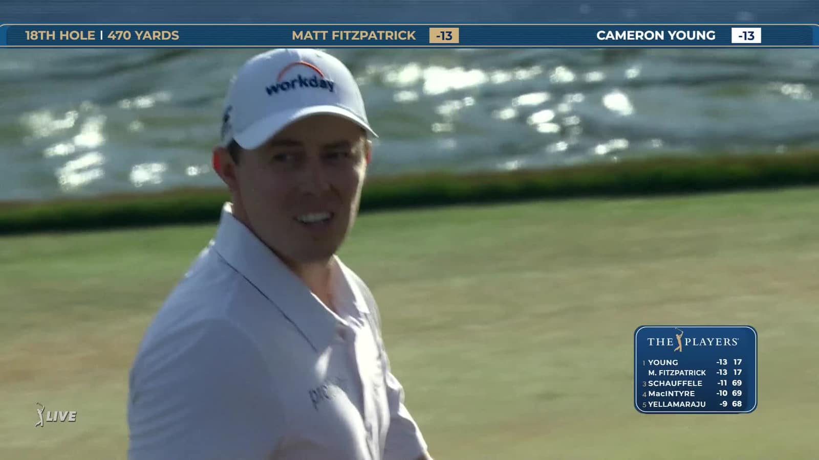 Matt Fitzpatrick | Round 4 | 18th hole | Shot 3 | 2026 THE PLAYERS