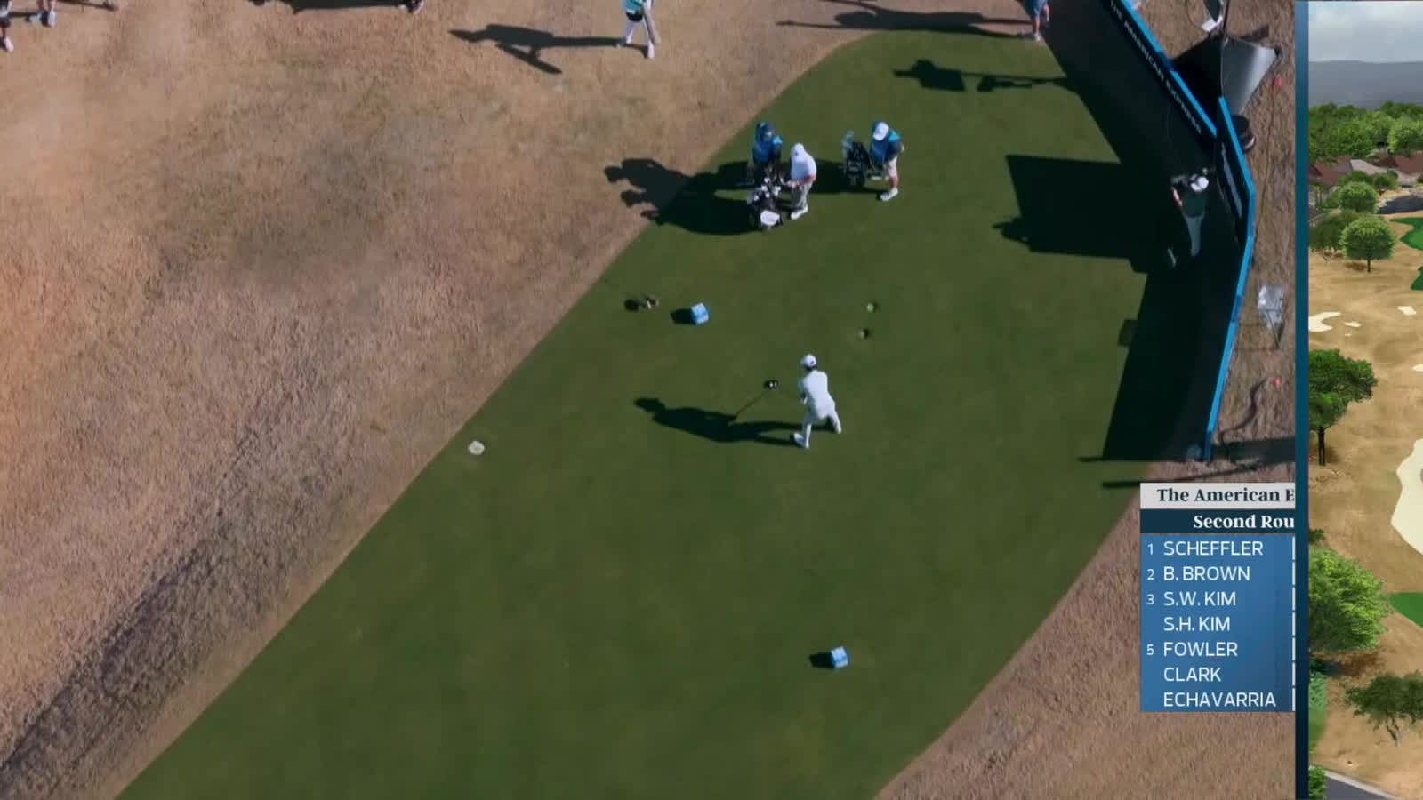 Min Woo Lee | Round 2 | 11th hole | Shot 1 | 2026 The American Express