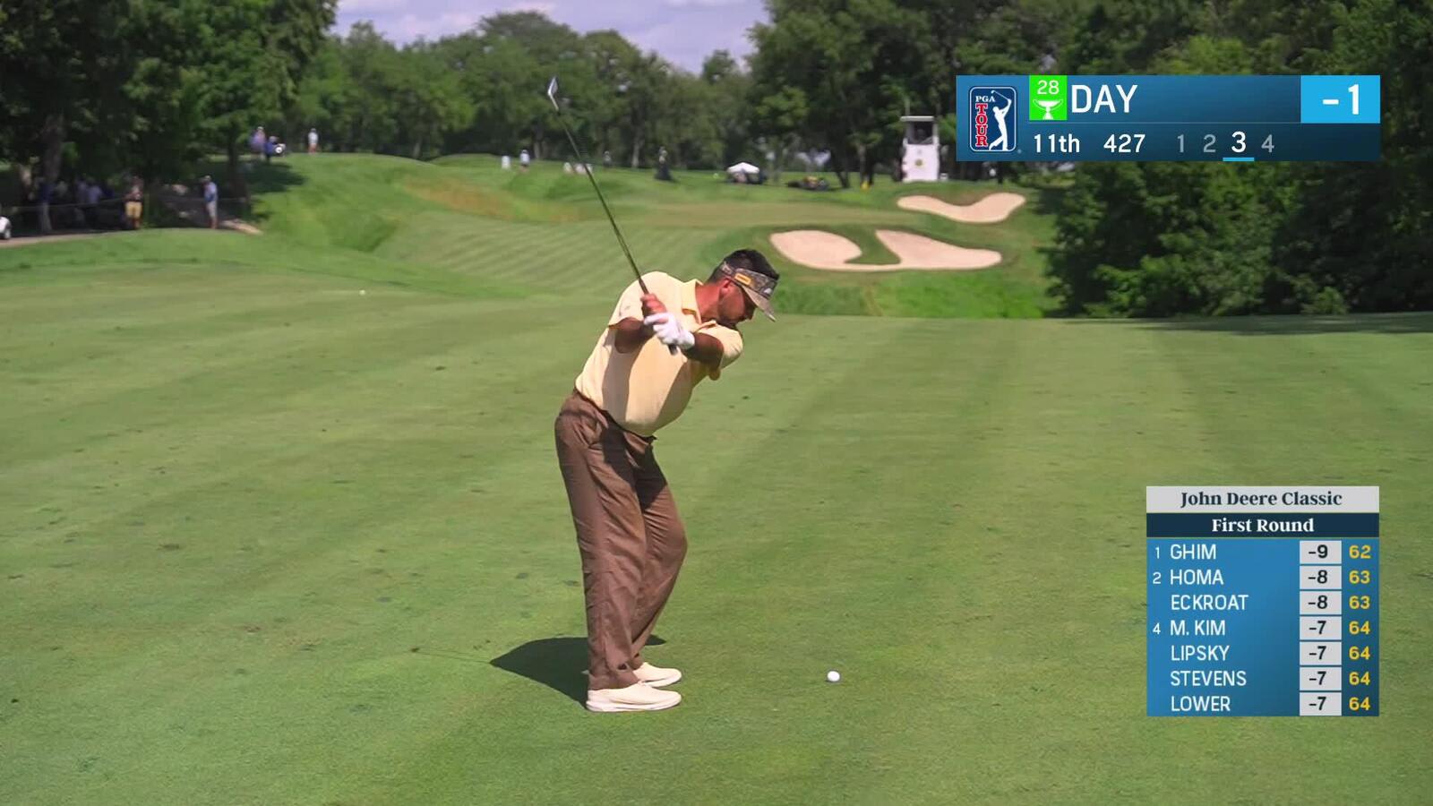 Jason Day | Round 1 | 11th hole | Shot 3 | 2025 John Deere