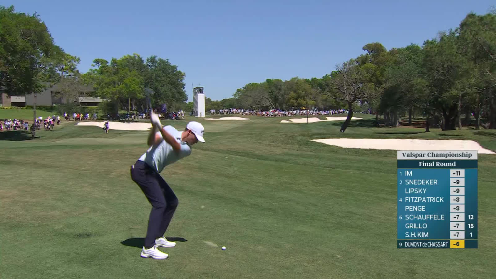 Adrien Dumont de Chassart | Round 4 | 1st hole | Shot 5 | 2026 Valspar