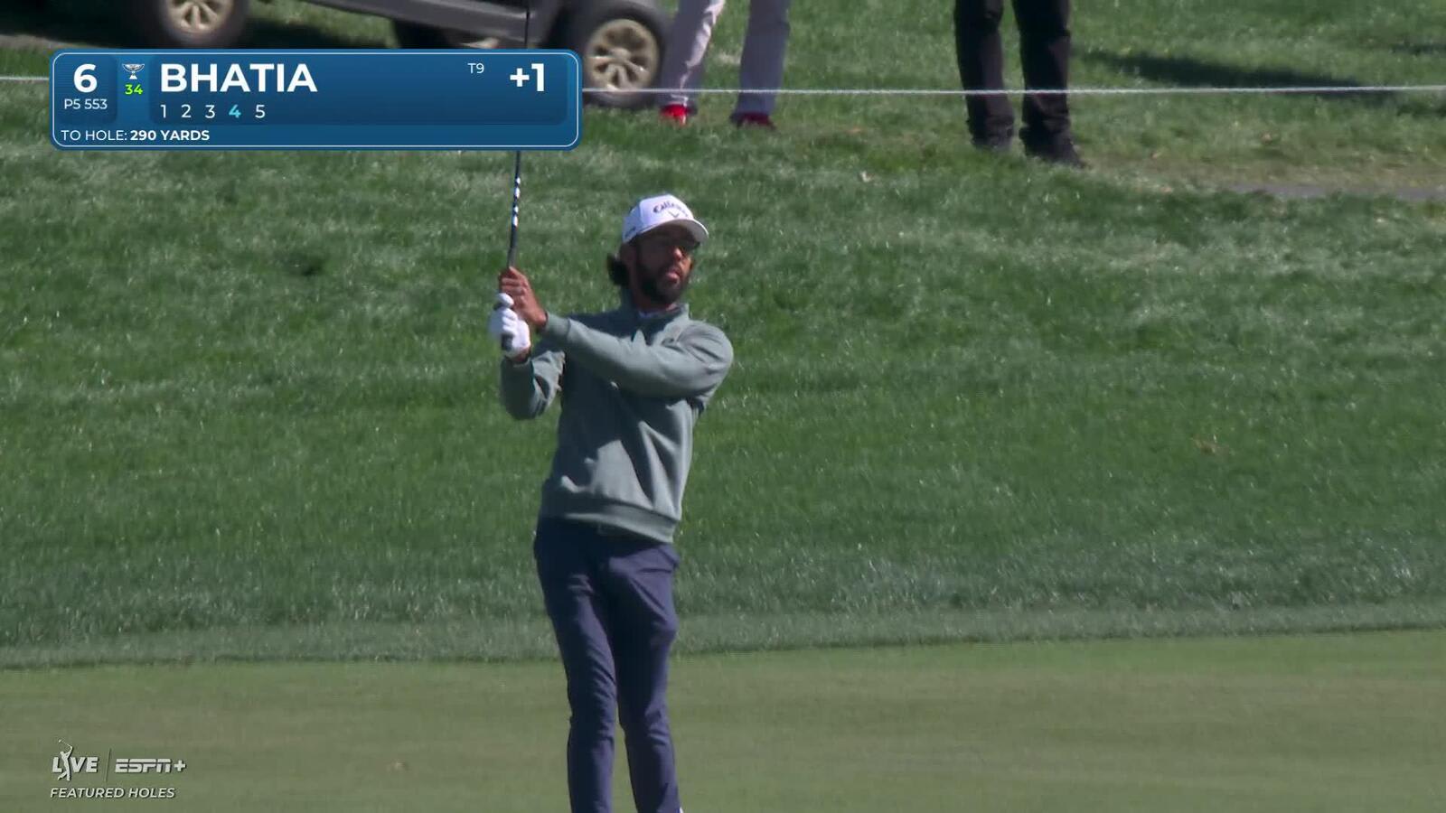 Akshay Bhatia | Round 1 | 6th hole | Shot 4 | 2025 Arnold Palmer