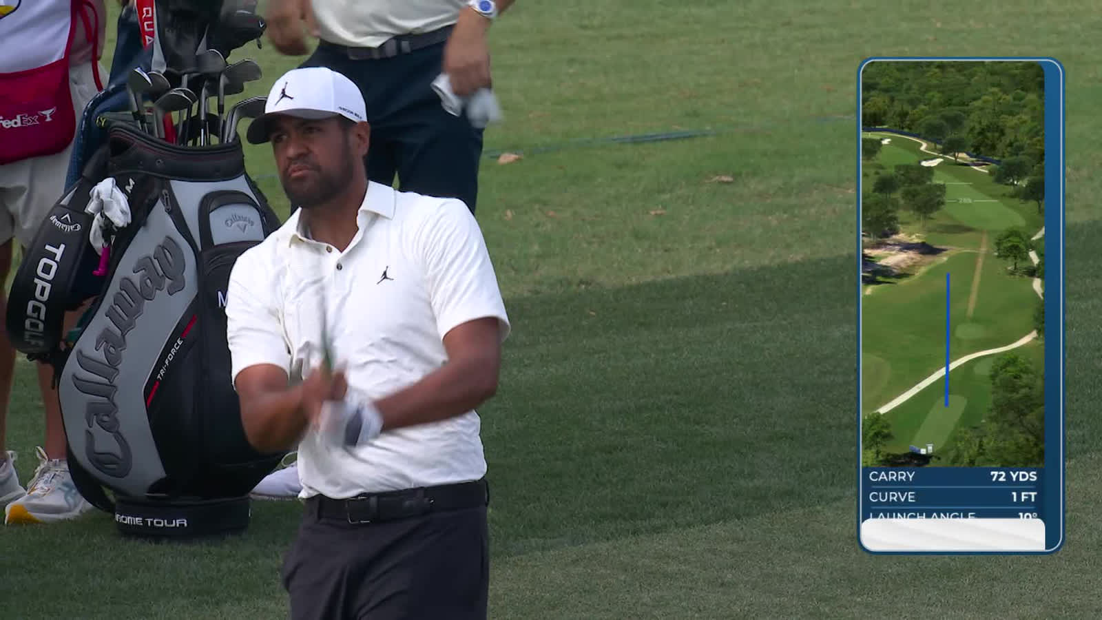 Tony Finau | Round 1 | 14th hole | Shot 1 | -1 Houston Open