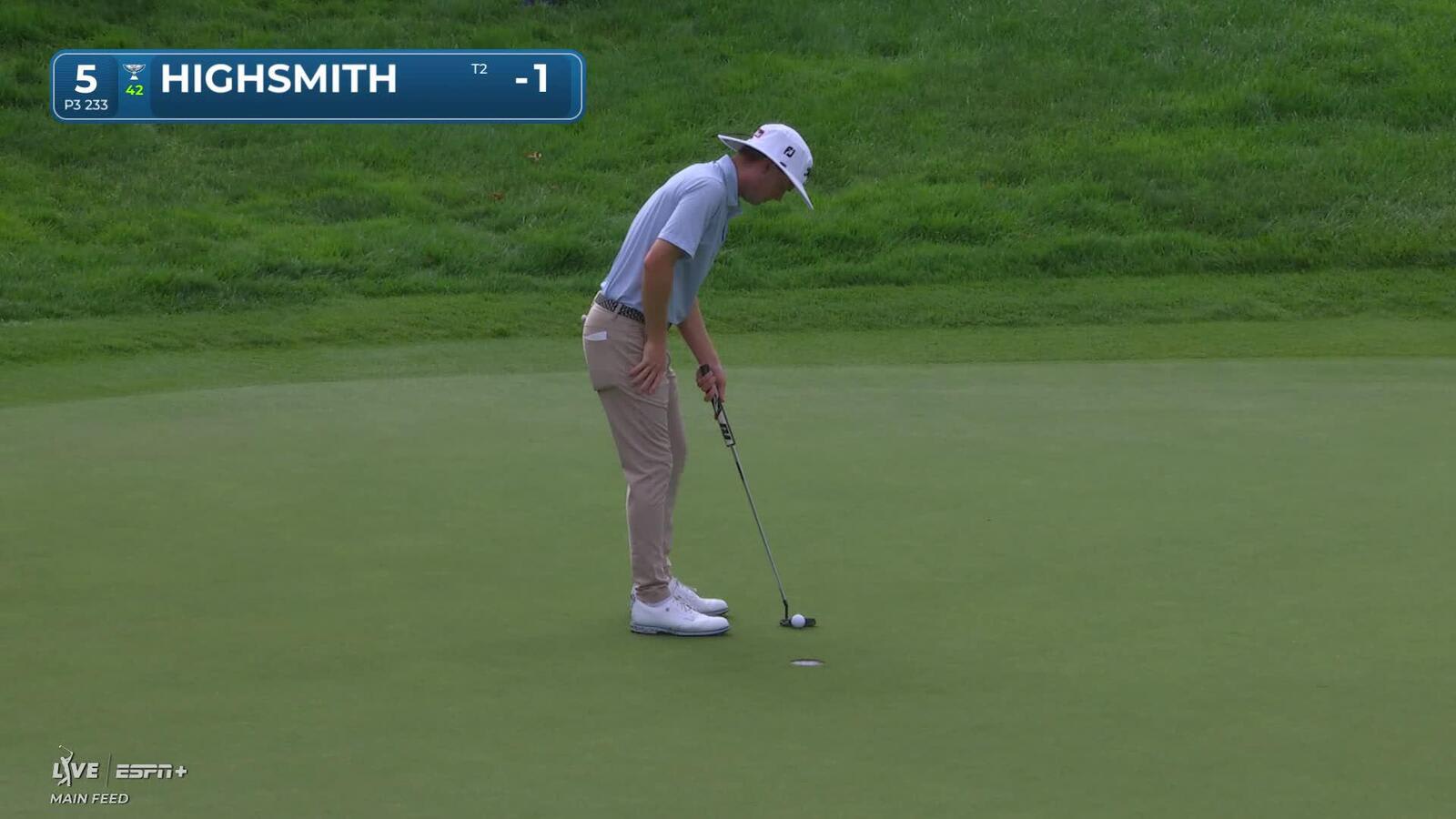 Joe Highsmith | Round 1 | 5th hole | Shot 3 | 2025 Travelers