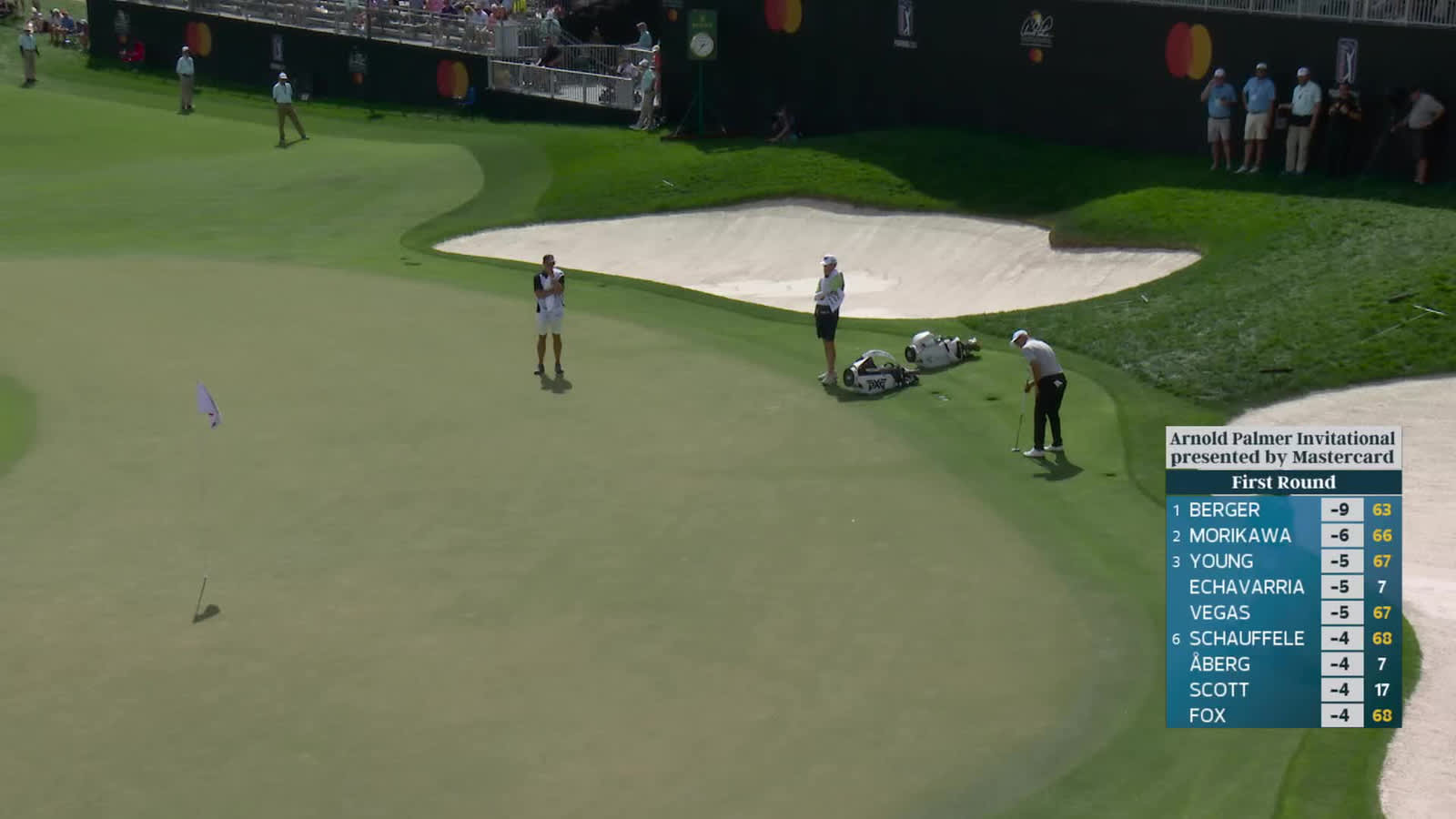 Adam Scott | Round 1 | 18th hole | Shot 3 | 2026 Arnold Palmer