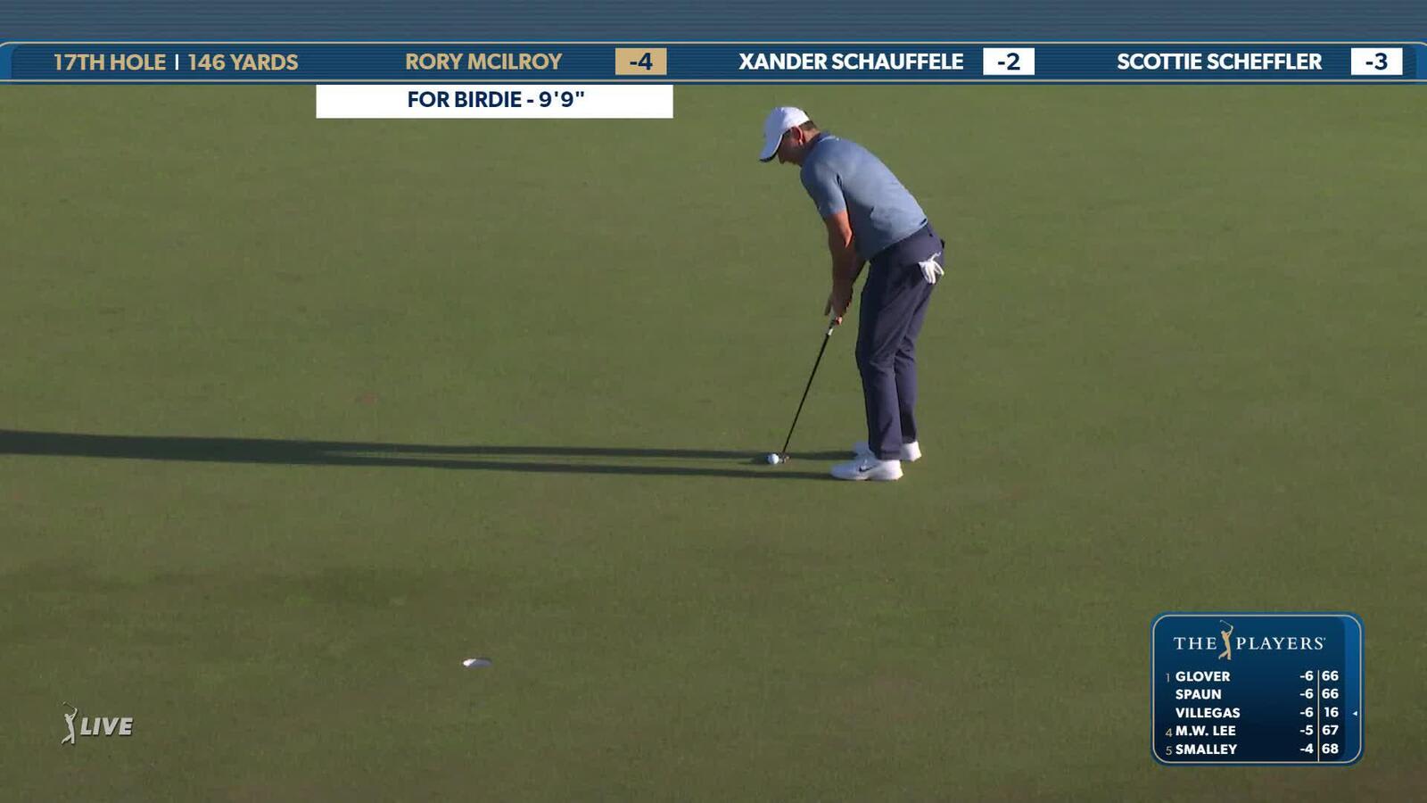 Rory McIlroy | Round 1 | 17th hole | Shot 3 | 2025 THE PLAYERS