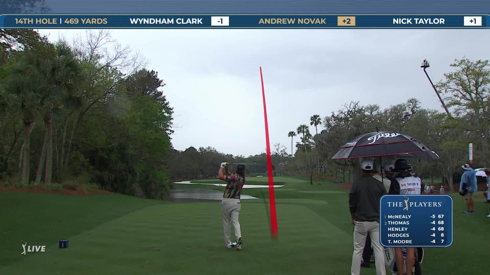 Andrew Novak | Round 1 | 14th hole | Shot 1 | 2026 THE PLAYERS