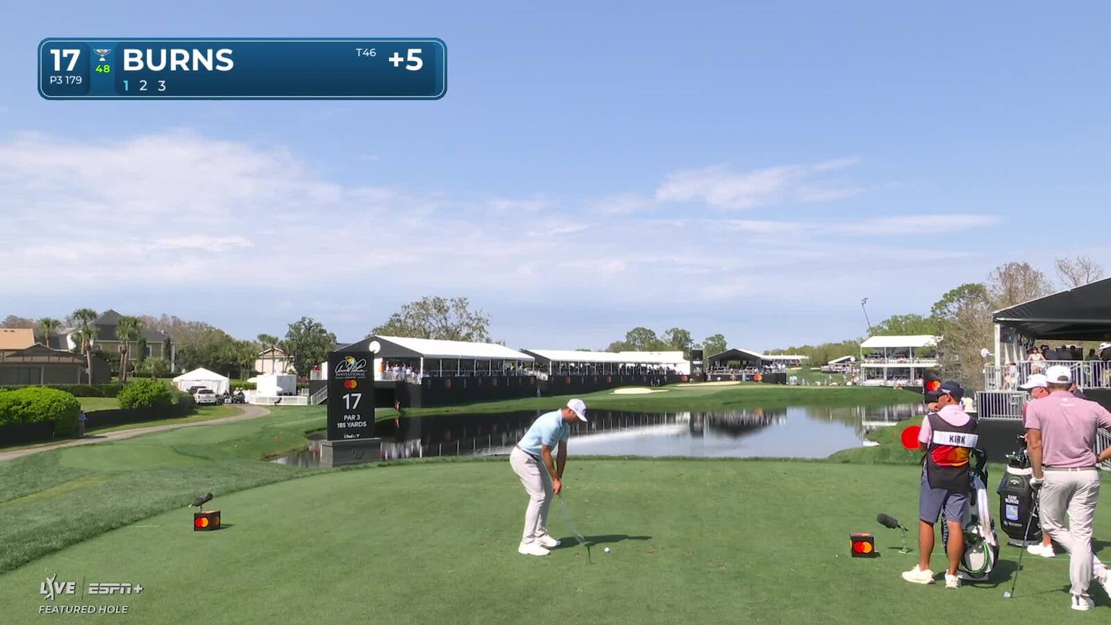 Sam Burns | Round 3 | 17th hole | Shot 3 | 2025 Arnold Palmer Invitational