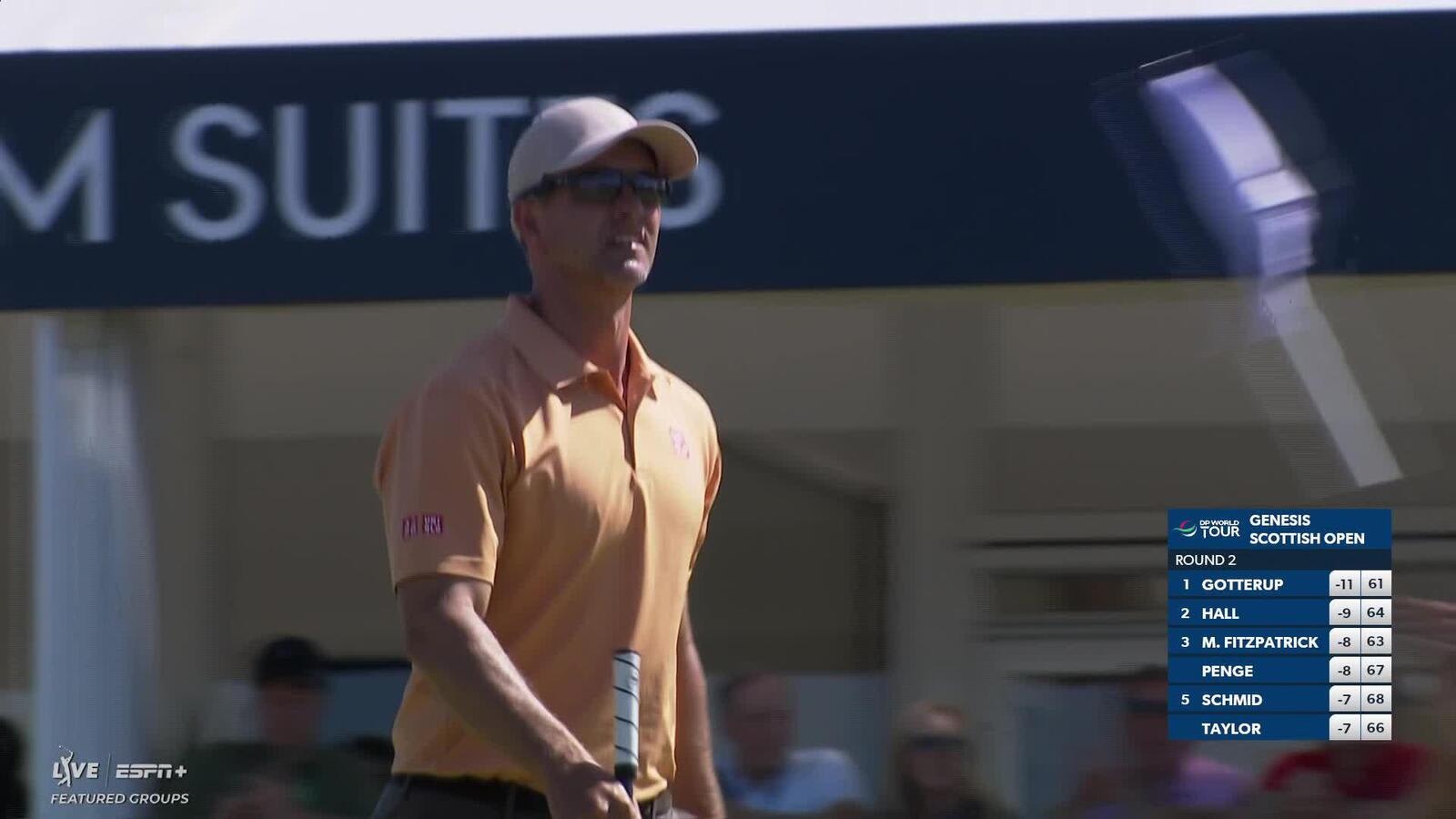 Adam Scott | Round 2 | 6th hole | Shot 3 | 2025 Genesis Scottish Open