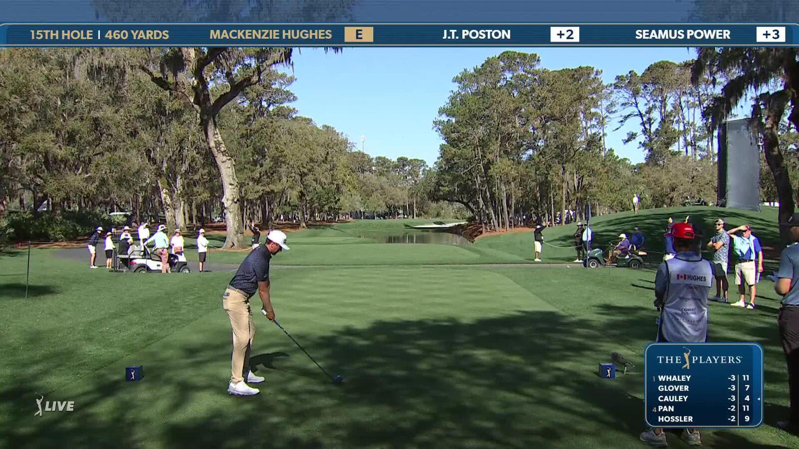 Mackenzie Hughes | Round 1 | 15th hole | Shot 1 | 2025 THE PLAYERS