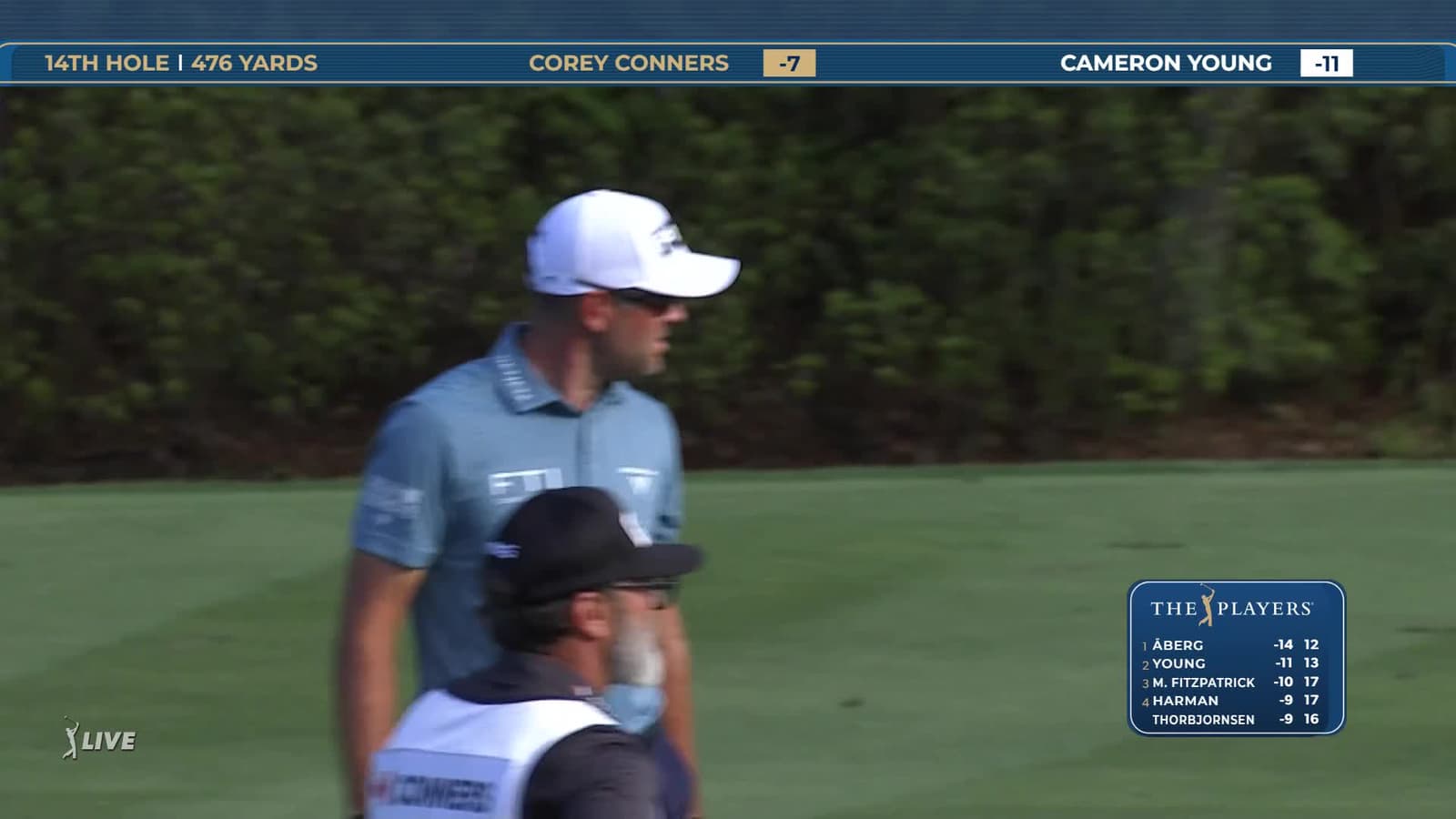 Corey Conners | Round 3 | 14th hole | Shot 2 | 2026 THE PLAYERS