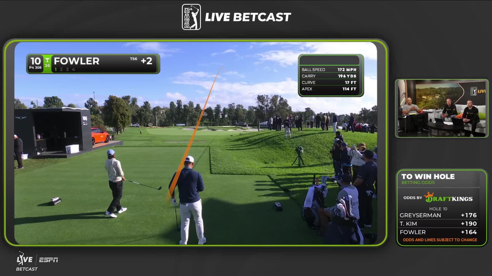 Rickie Fowler | Round 1 | 10th hole | Shot 1 | 2026 The Genesis