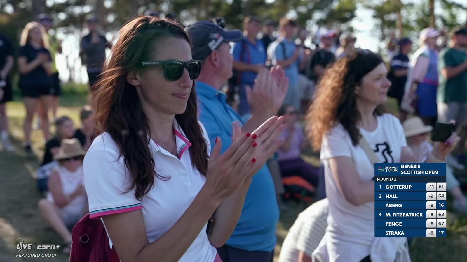 Scottie Scheffler | Round 2 | 17th hole | Shot 3 | 2025 Genesis Scottish Open