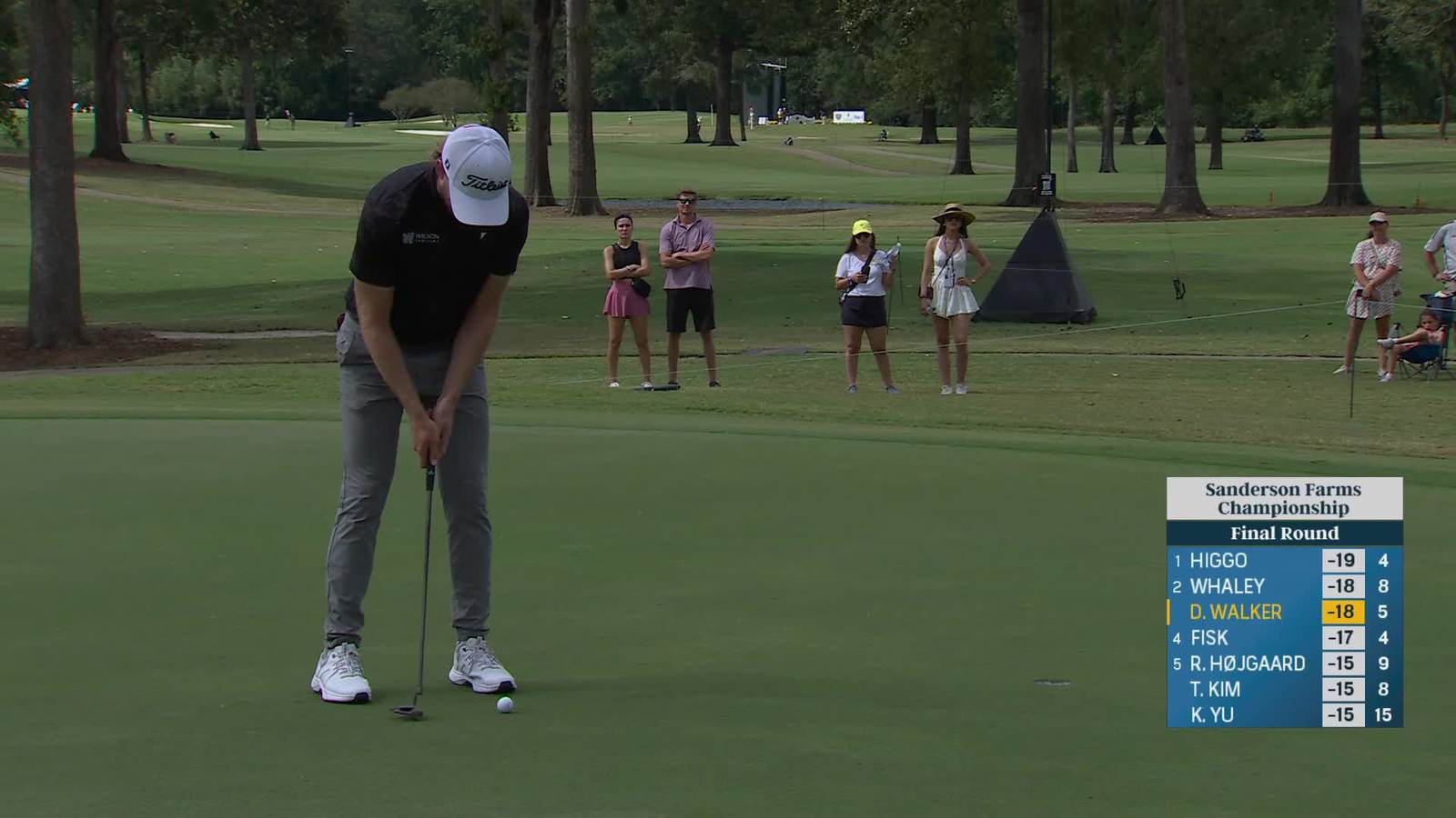 Danny Walker | Round 4 | 6th hole | Shot 3 | 2025 Sanderson Farms