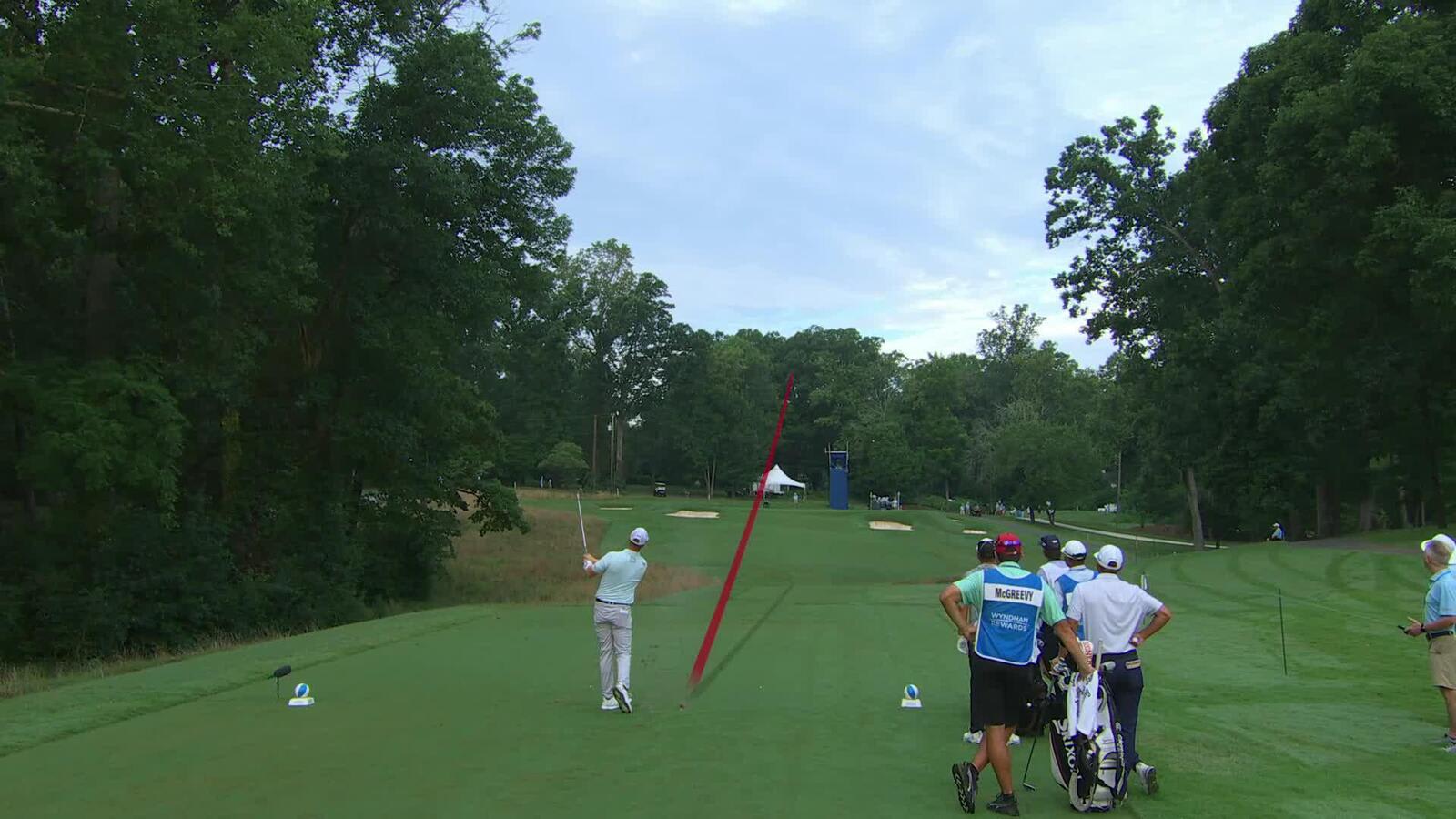 Patrick Fishburn | Round 1 | 3rd hole | Shot 1 | 2025 Wyndham