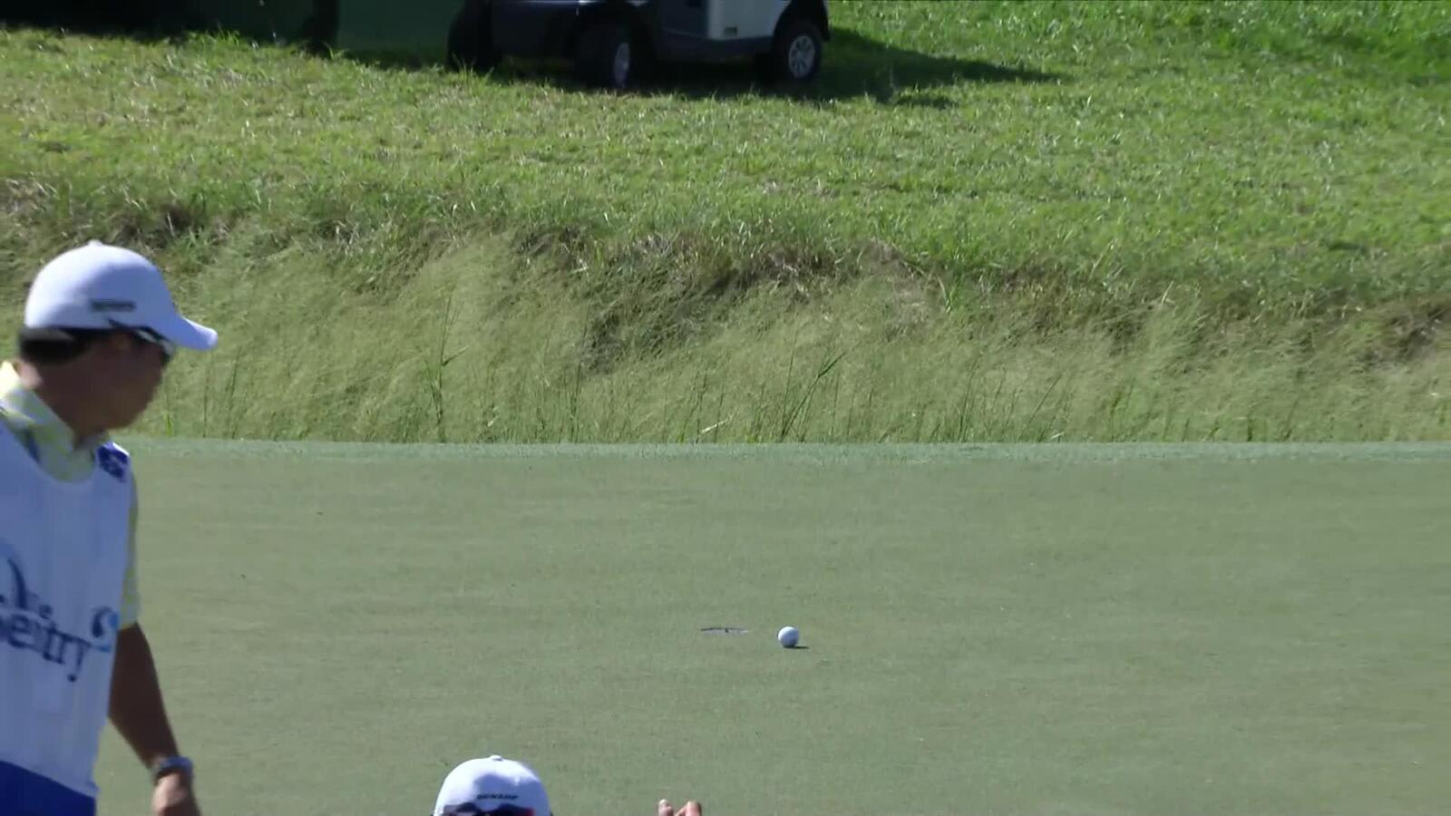 Thomas Detry | Round 4 | 11th hole | Shot 3 | 2025 The Sentry