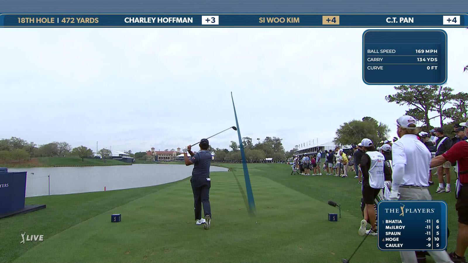 Si Woo Kim | Round 4 | 18th hole | Shot 1 | 2025 THE PLAYERS