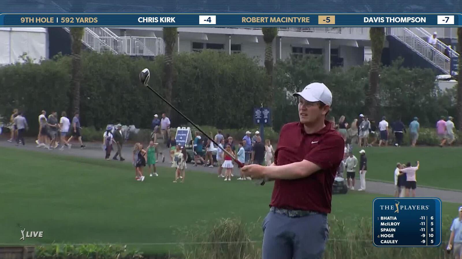 Robert MacIntyre | Round 4 | 9th hole | Shot 2 | 2025 THE PLAYERS