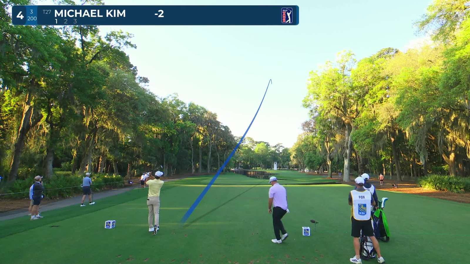 Michael Kim | Round 2 | 4th hole | Shot 1 | 2026 RBC Heritage
