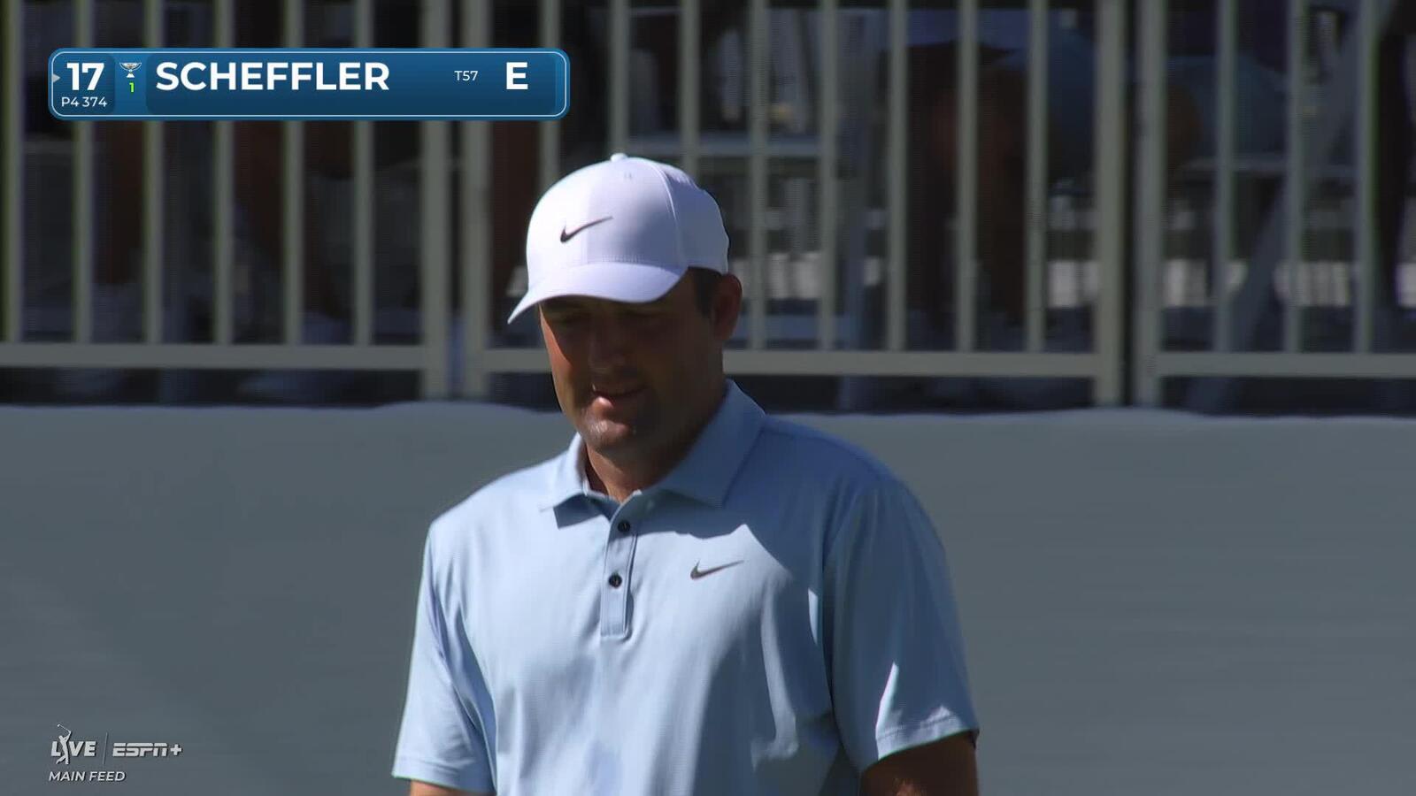 Scottie Scheffler | Round 2 | 17th hole | Shot 4 | 2025 Charles Schwab