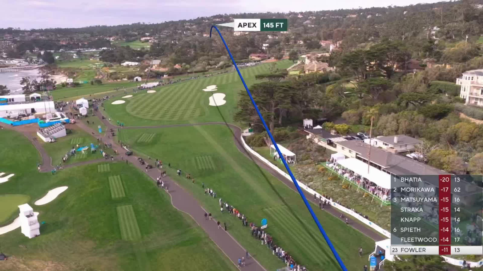 Rickie Fowler | Round 3 | 14th hole | Shot 1 | 2026 AT&T Pebble Beach