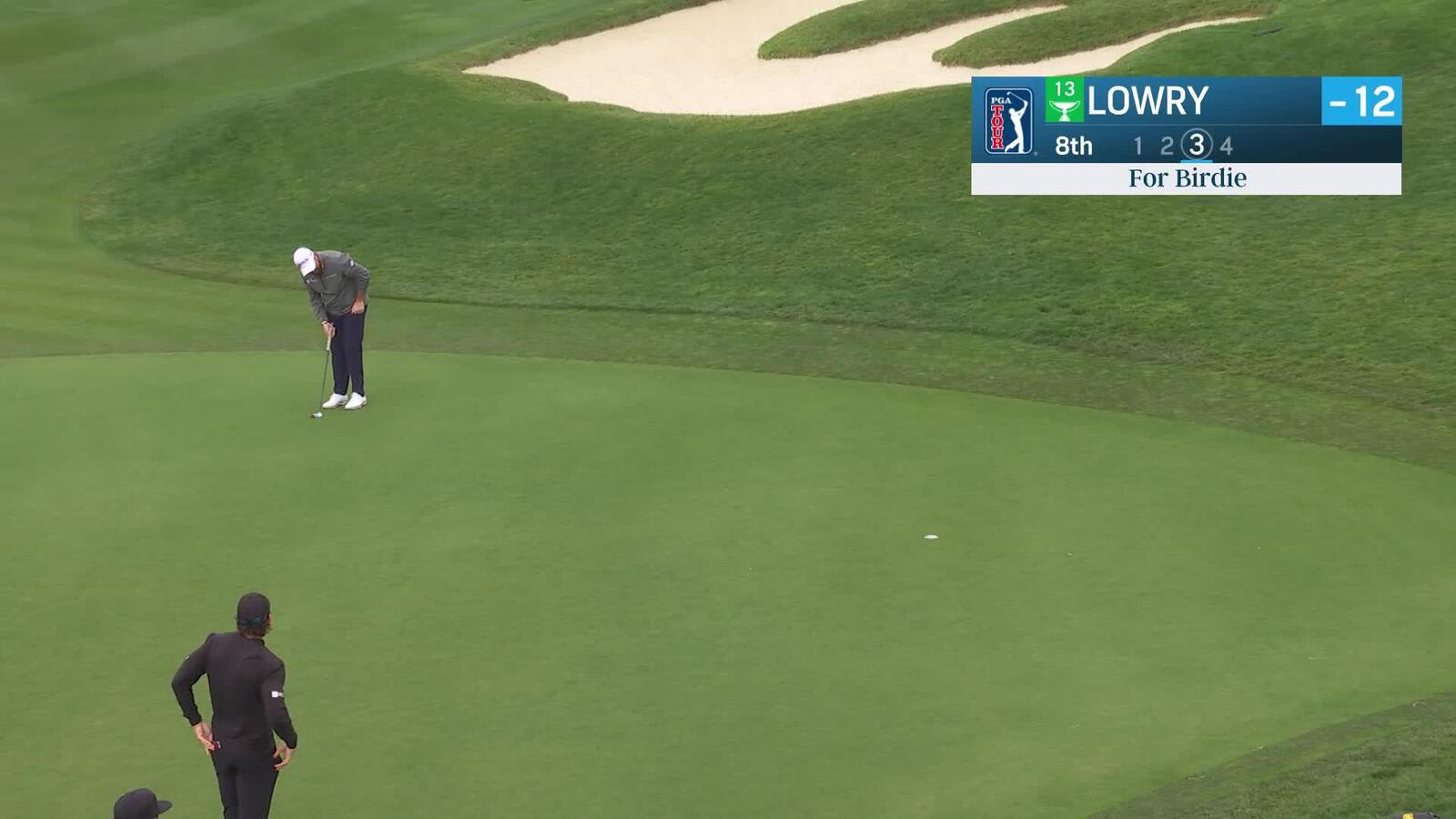 Shane Lowry | Round 3 | 8th hole | Shot 3 | 2025 AT&T Pebble Beach