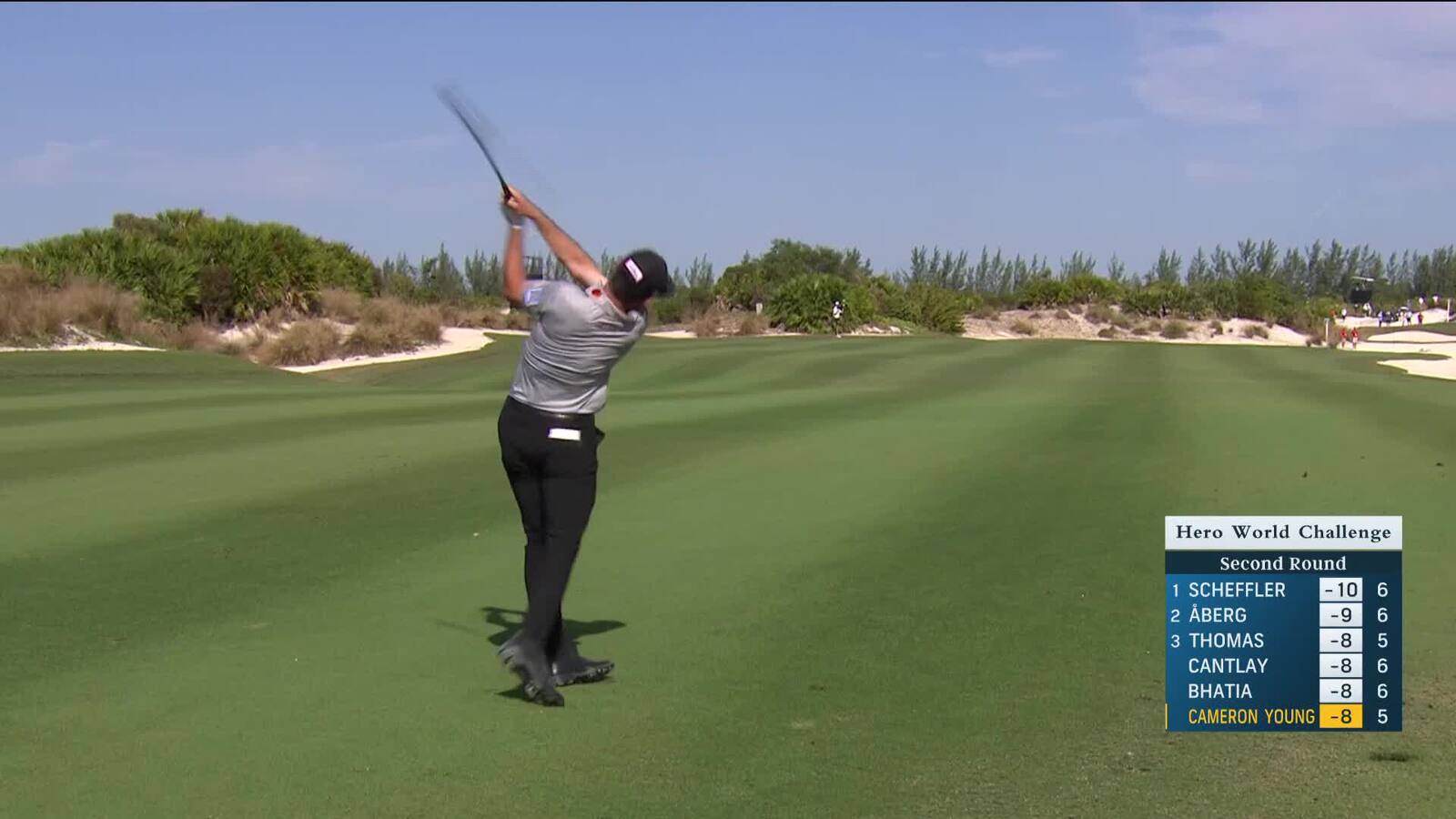 Cameron Young | Round 2 | 6th hole | Shot 2 | 2024 Hero World Challenge