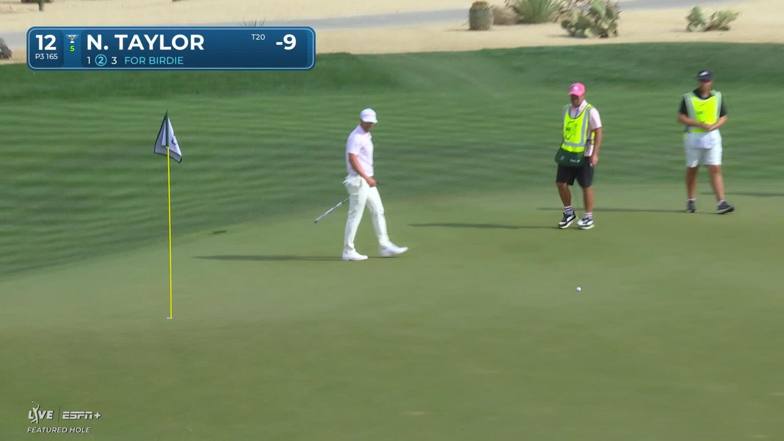 Nick Taylor | Round 4 | 12th hole | Shot 2 | 2025 WM Phoenix Open