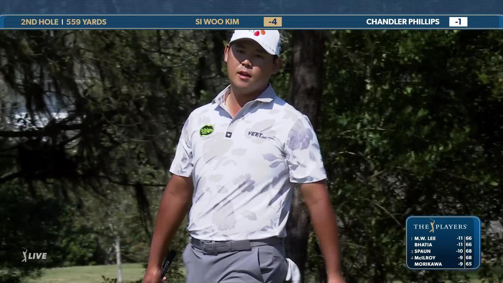 Si Woo Kim | Round 3 | 2nd hole | Shot 5 | 2025 THE PLAYERS