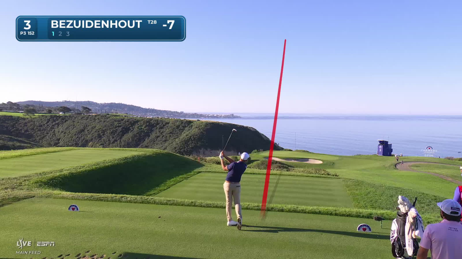 Christiaan Bezuidenhout | Round 4 | 3rd hole | Shot 1 | 2026 Farmers